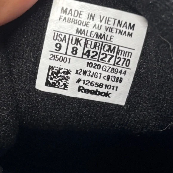 Reebok Classic Leather Gray Red Sneakers Men’s 9 - Picture 11 of 11